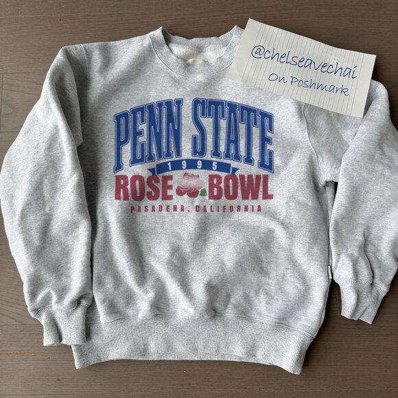 Vintage 1995 Penn State Nittany Lions Rose Bowl Football Sweatshirt - Picture 1 of 2